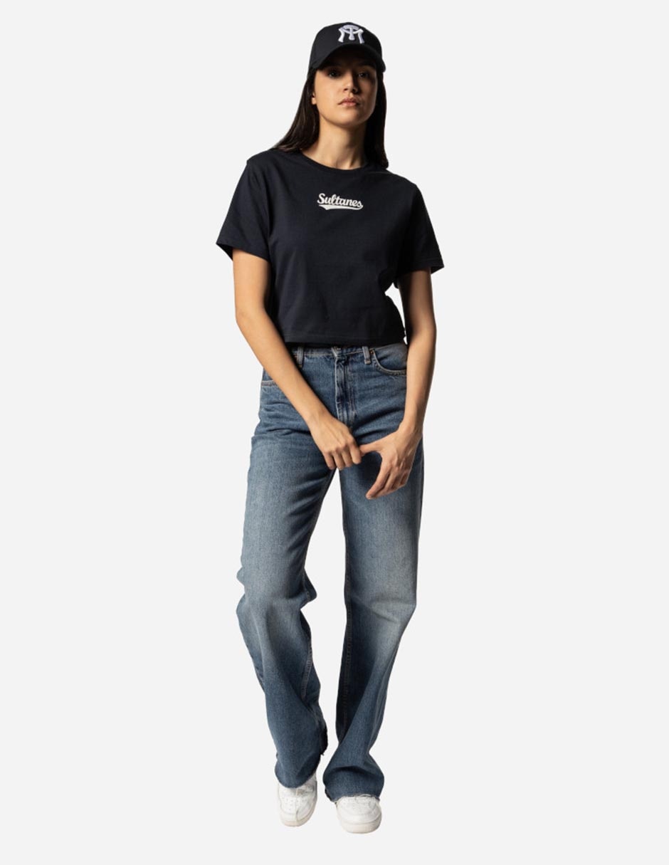 Playera deportiva para béisbol Sultanes de Monterrey de mujer
