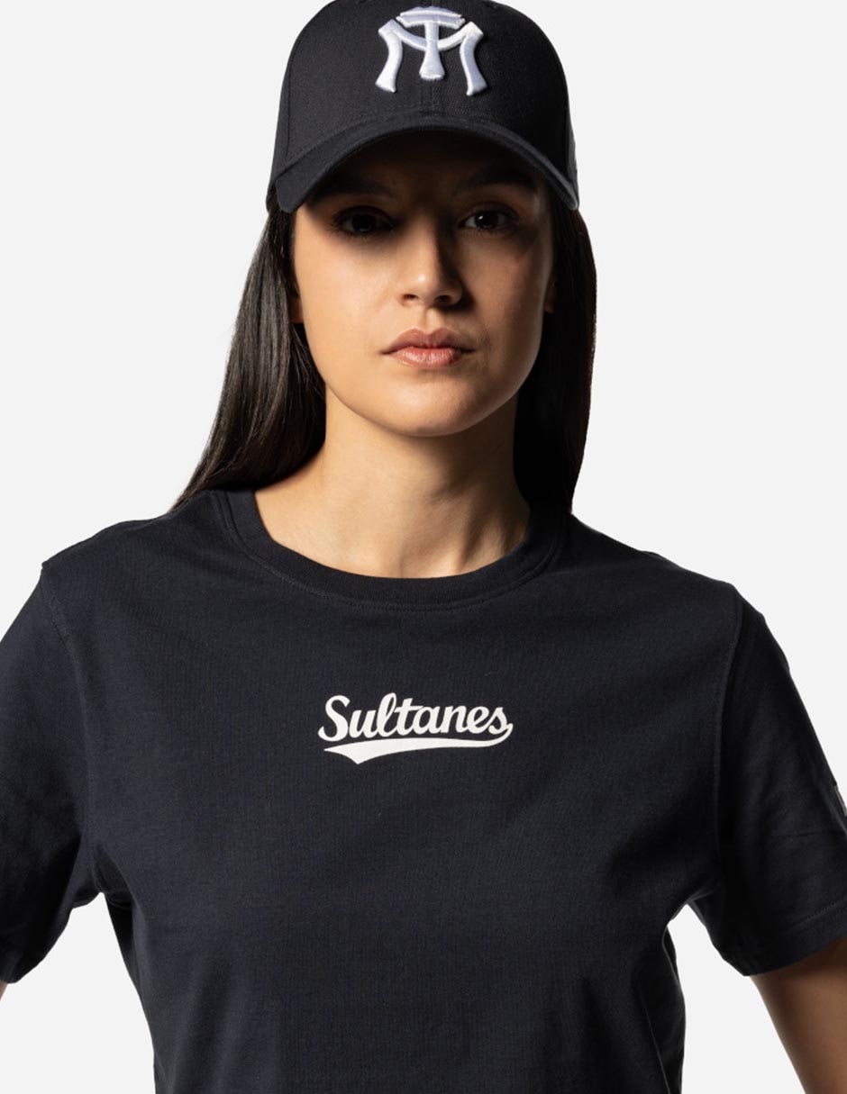 Playera deportiva para béisbol Sultanes de Monterrey de mujer