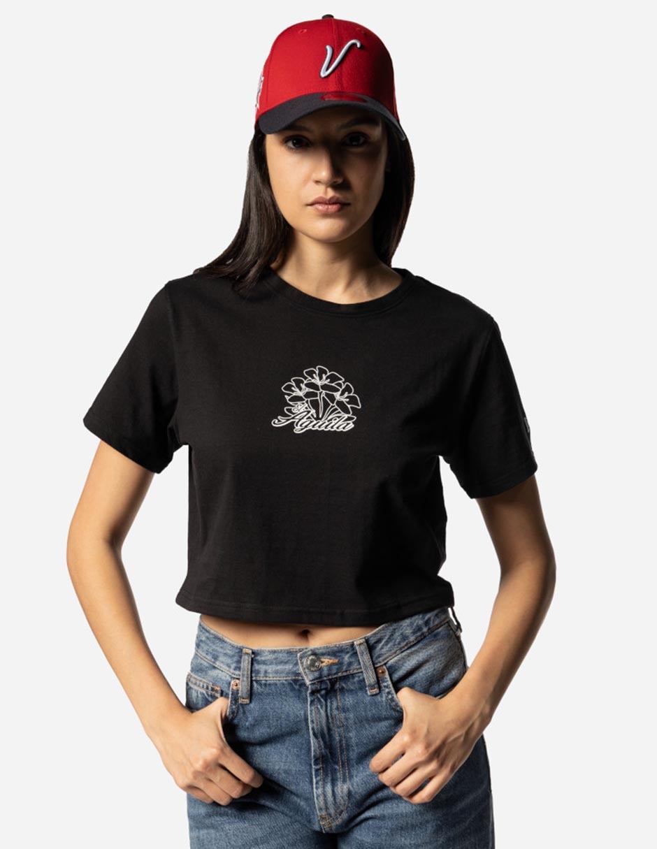 Playera deportiva para béisbol El Águila de Veracruz para mujer Playera deportiva para béisbol El Águila de Veracruz para mujer