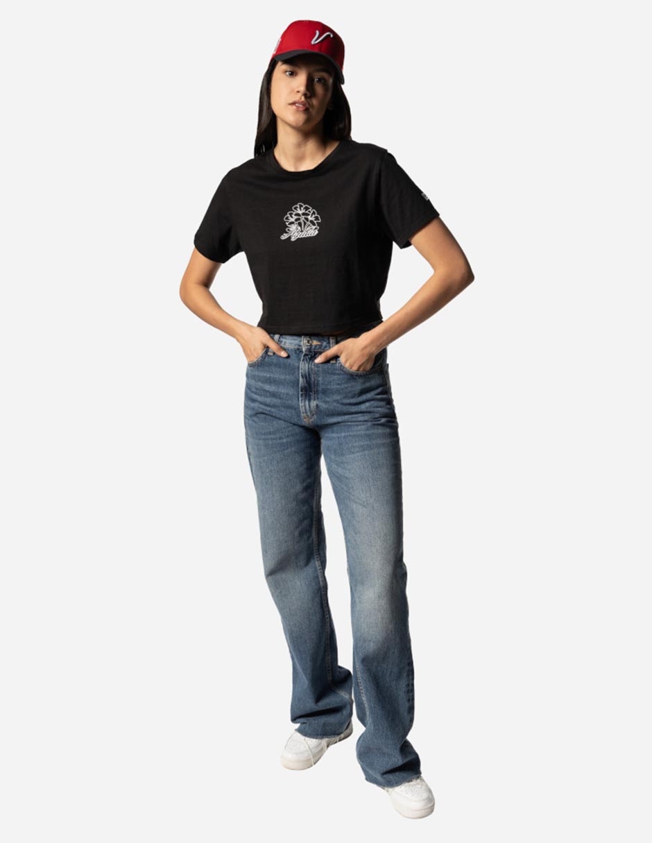 Playera deportiva para béisbol El Águila de Veracruz para mujer 5