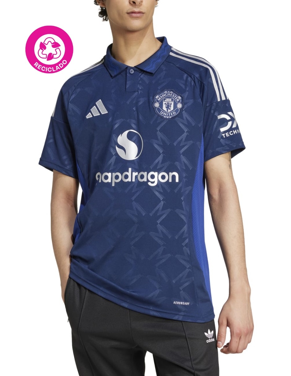 Jersey de Manchester United visitante manga corta para hombre 2