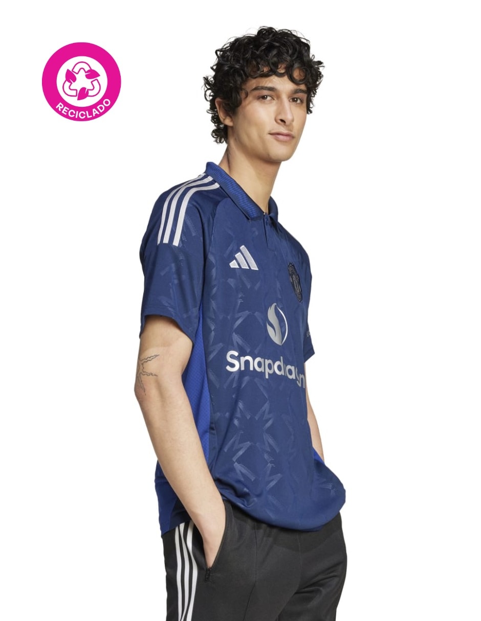 Jersey de Manchester United visitante manga corta para hombre 4