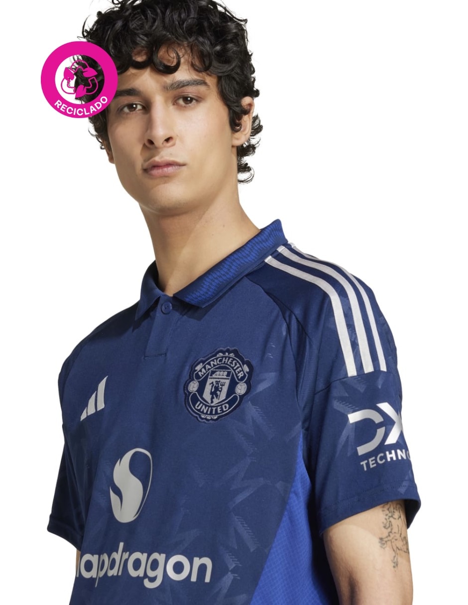 Jersey de Manchester United visitante manga corta para hombre 6