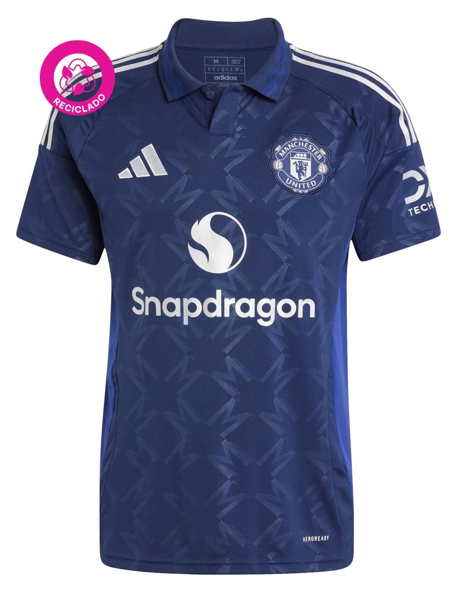 Jersey de Manchester United visitante manga corta para hombre 7
