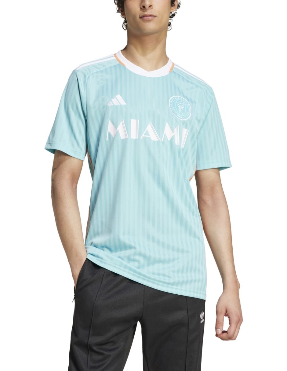 Jersey de Inter de Miami tercer equipo manga corta Adidas para hombre