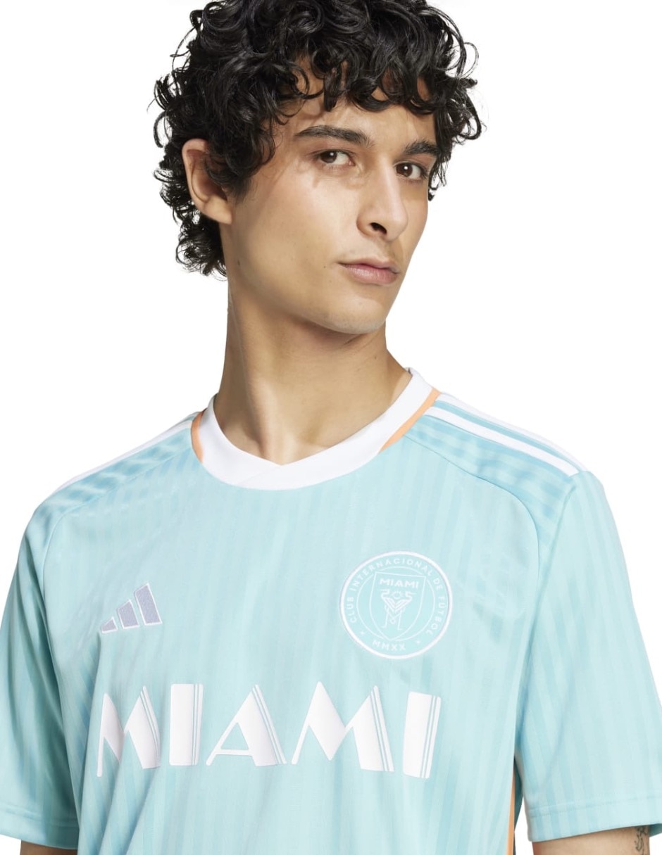 Jersey de Inter de Miami tercer equipo manga corta Adidas para hombre
