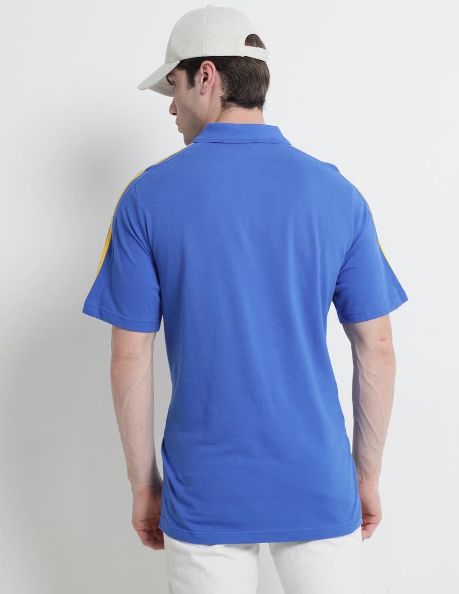 Playera tipo polo fútbol Adidas para hombre