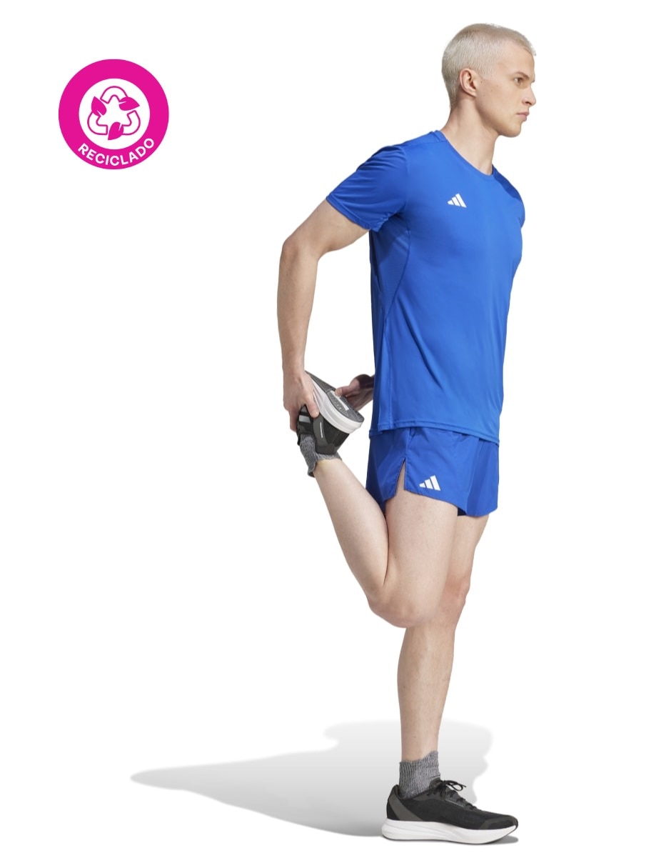 Short con bolsa Adidas para correr hombre