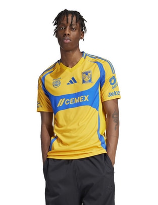 Jersey de Tigres UANL local manga corta para hombre Jersey de Tigres UANL local manga corta para hombre