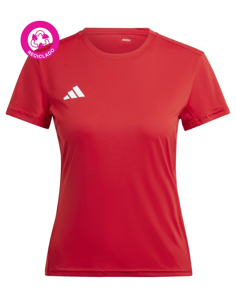 Playera deportiva para correr Adidas de mujer