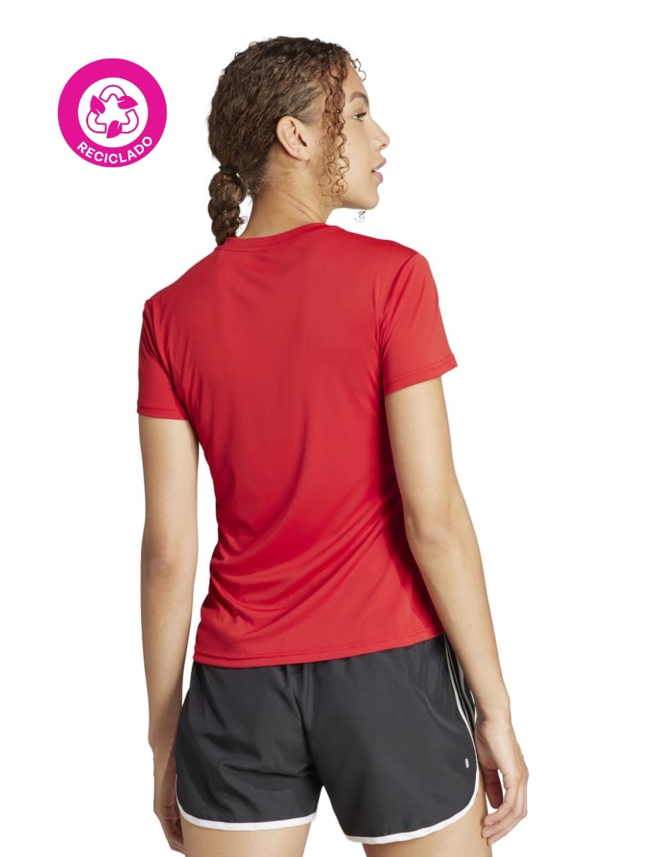 Playera deportiva para correr Adidas de mujer