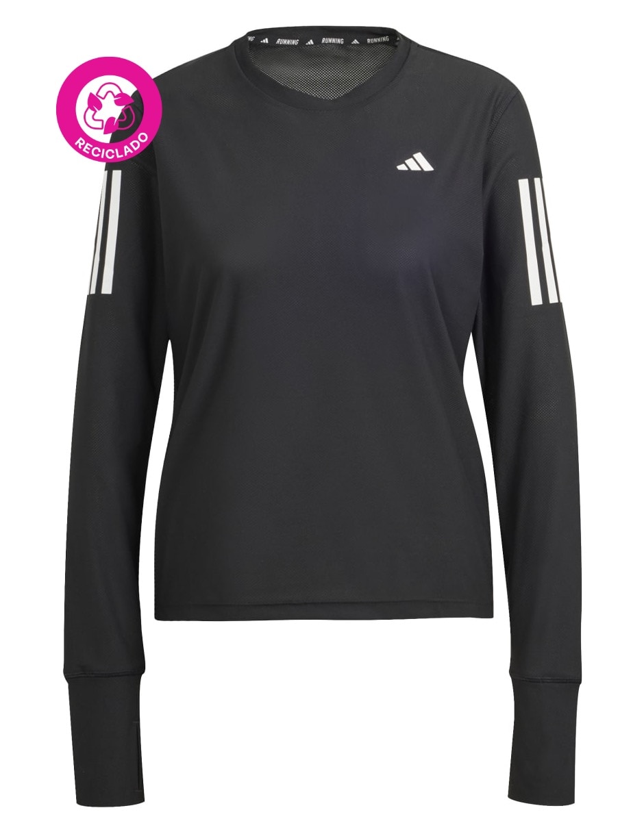 Playera deportiva para correr Adidas de mujer
