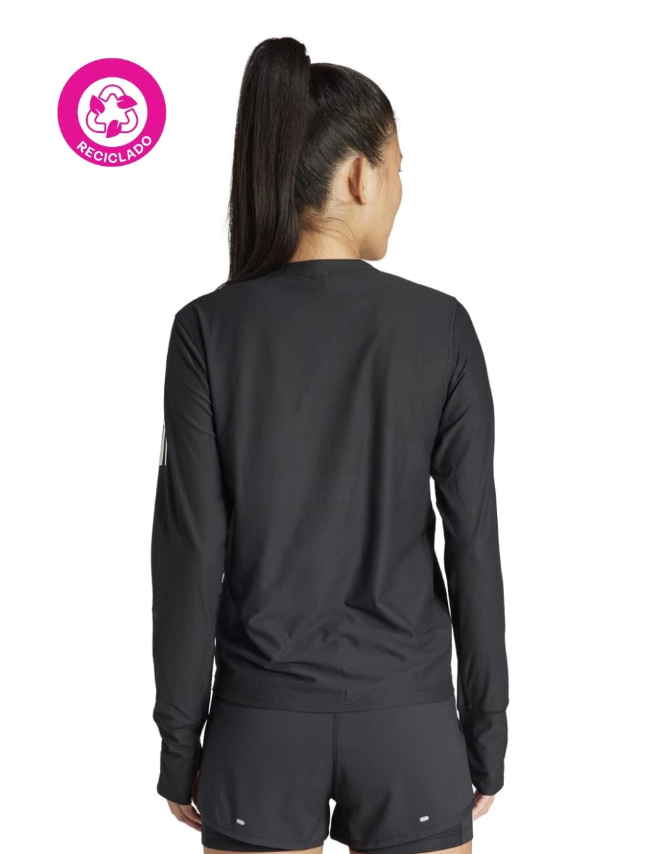 Playera deportiva para correr Adidas de mujer