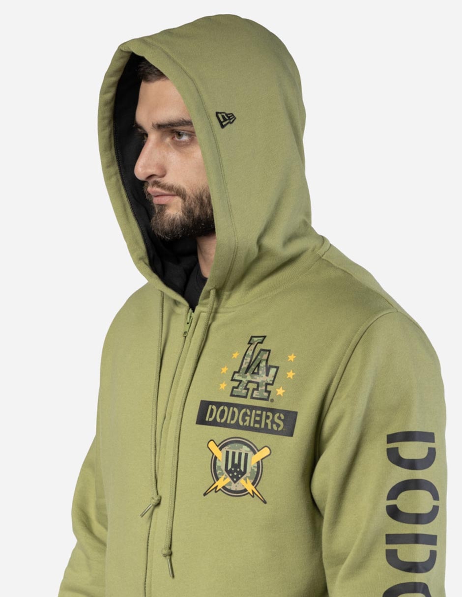 Sudadera con capucha y bolsa Los Angeles Dodgers unisex 4