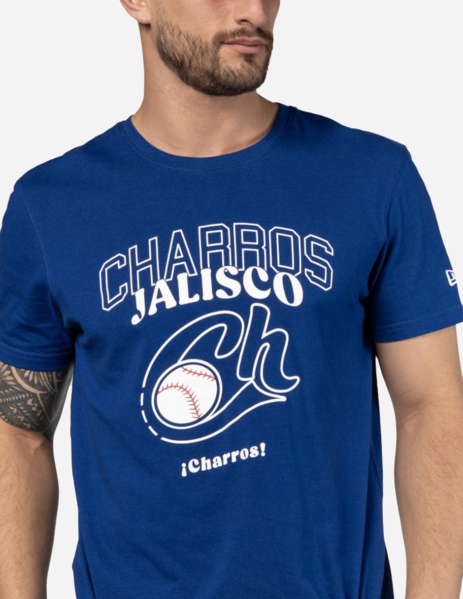 Playera deportiva para béisbol Charros de Jalisco de hombre