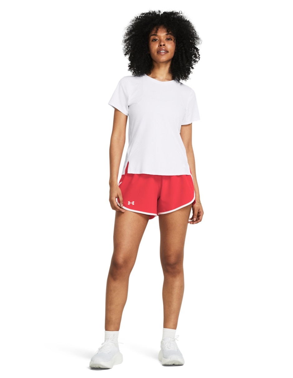 Short con bolsa Under Armour para correr mujer