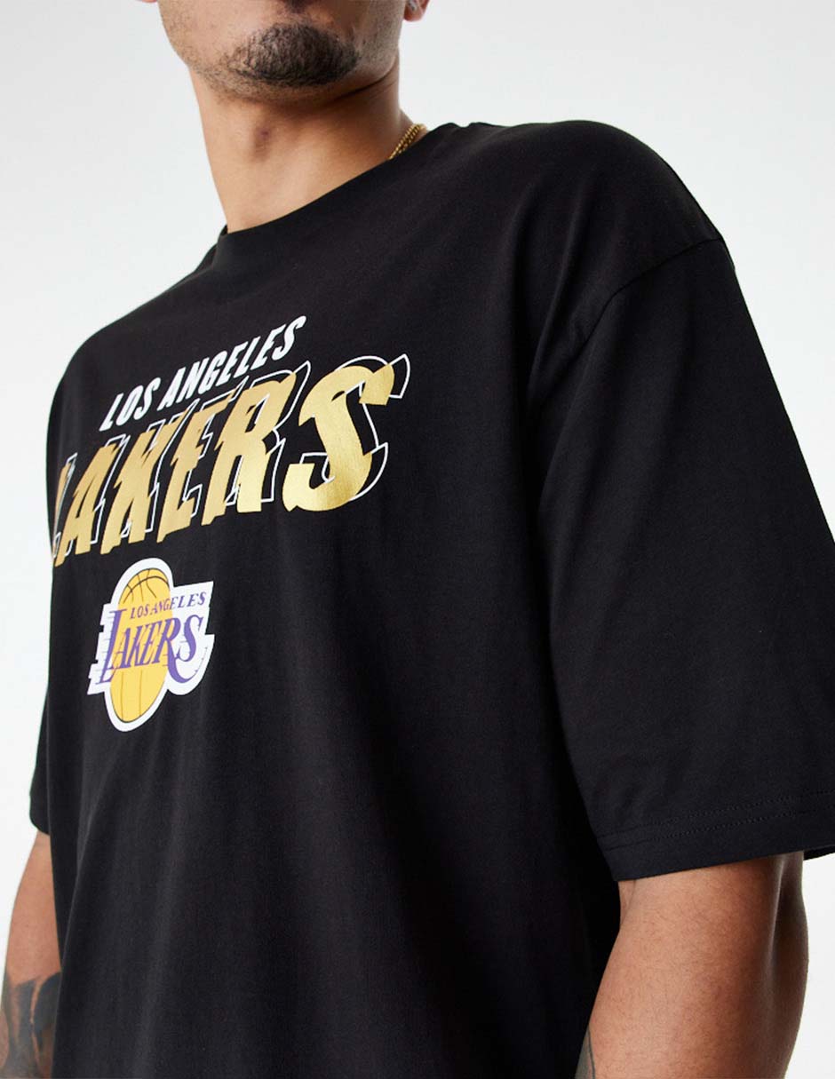 Playera deportiva para básquetbol Los Angeles Lakers de hombre