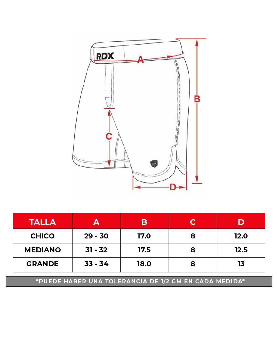 Short Rdx para entrenamiento unisex
