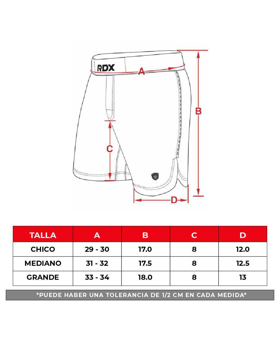 Short Rdx para entrenamiento unisex