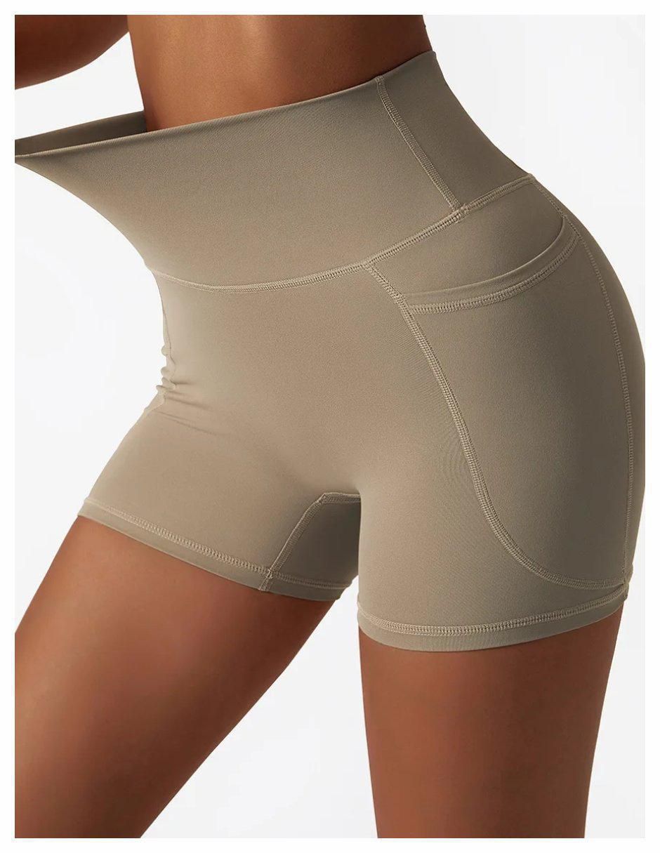 Short con bolsa para yoga mujer 4