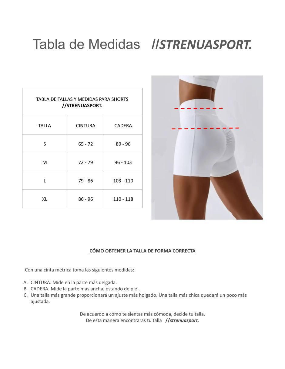 Short con bolsa Strenua para yoga mujer