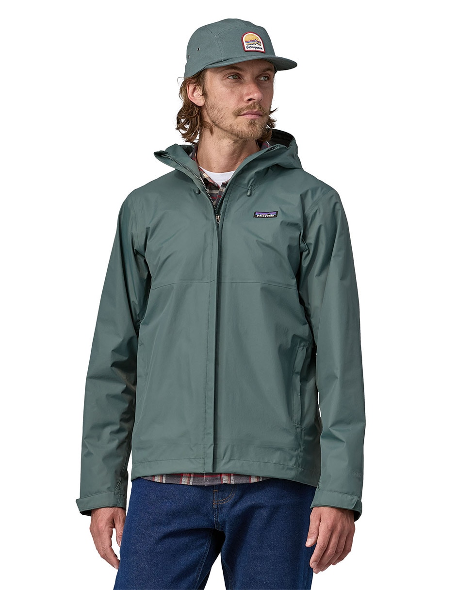 Chamarra impermeable para outdoor essentials torrentshell 3l rain de hombre