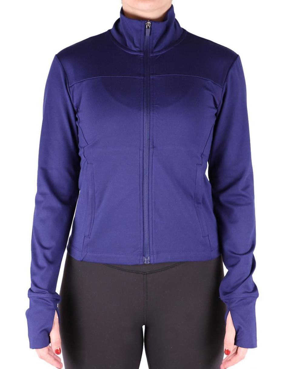 Sudadera con bolsa con cierre para mujer
