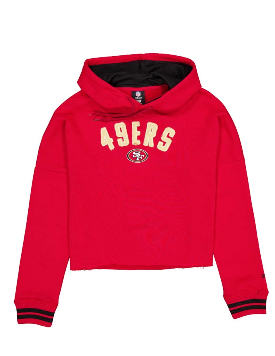 Sudadera New Era con capucha San Francisco 49ers para mujer
