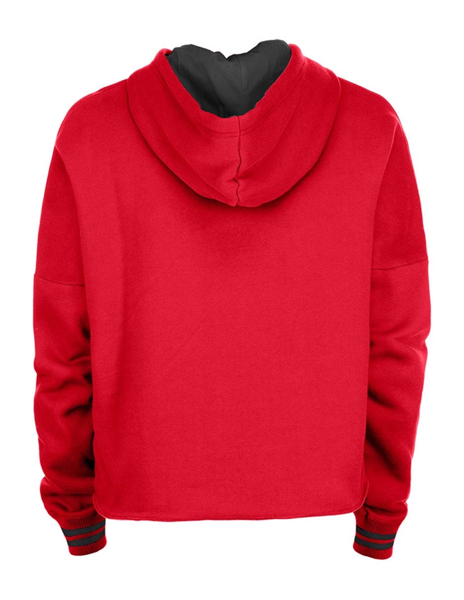 Sudadera New Era con capucha San Francisco 49ers para mujer