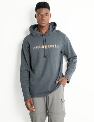 Sudadera LW '73 Text Logo Wildrise con capucha outdoor para hombre Sudadera LW '73 Text Logo Wildrise con capucha outdoor para hombre