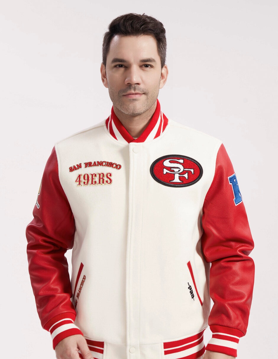 Chamarra para fútbol americano Pro Standard San Francisco 49ers NFL para hombre
