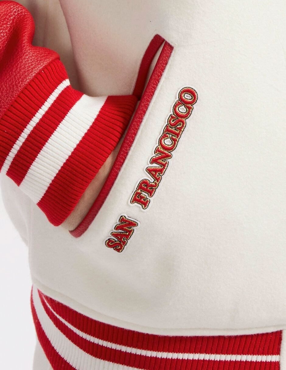 Chamarra para fútbol americano Pro Standard San Francisco 49ers NFL para hombre