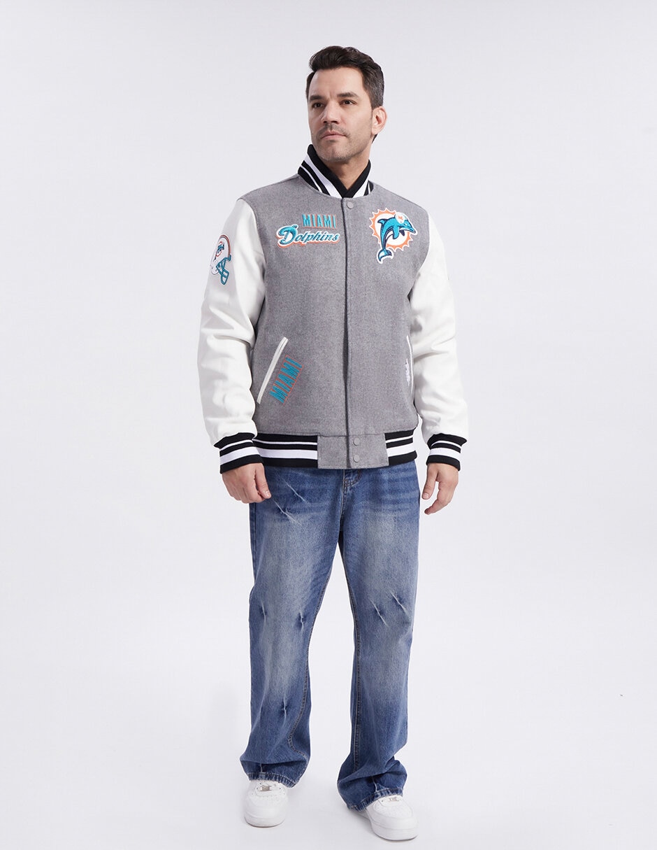 Chamarra casual Pro Standard Miami Dolphins NFL para hombre