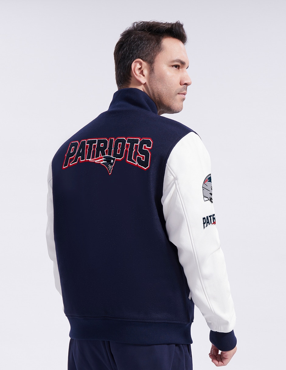 Chamarra para deporte con raqueta Bodywear New England Patriots NFL para hombre 10