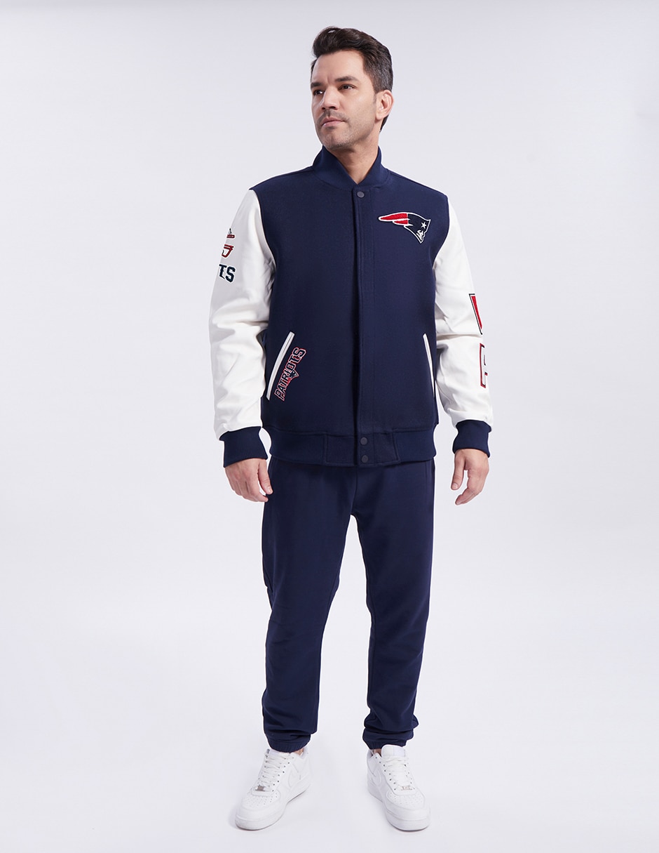Chamarra para deporte con raqueta Bodywear New England Patriots NFL para hombre 11