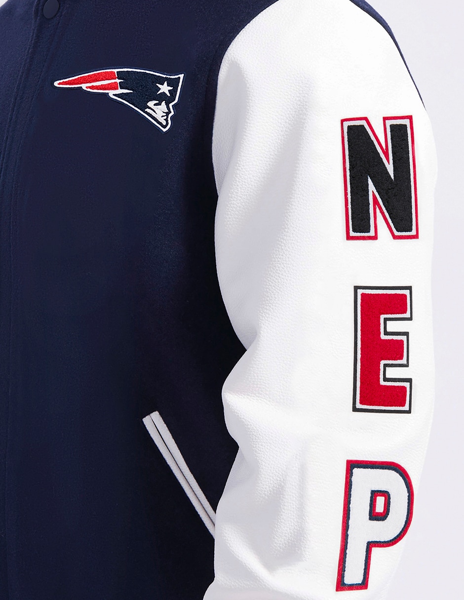 Chamarra para deporte con raqueta Bodywear New England Patriots NFL para hombre 13