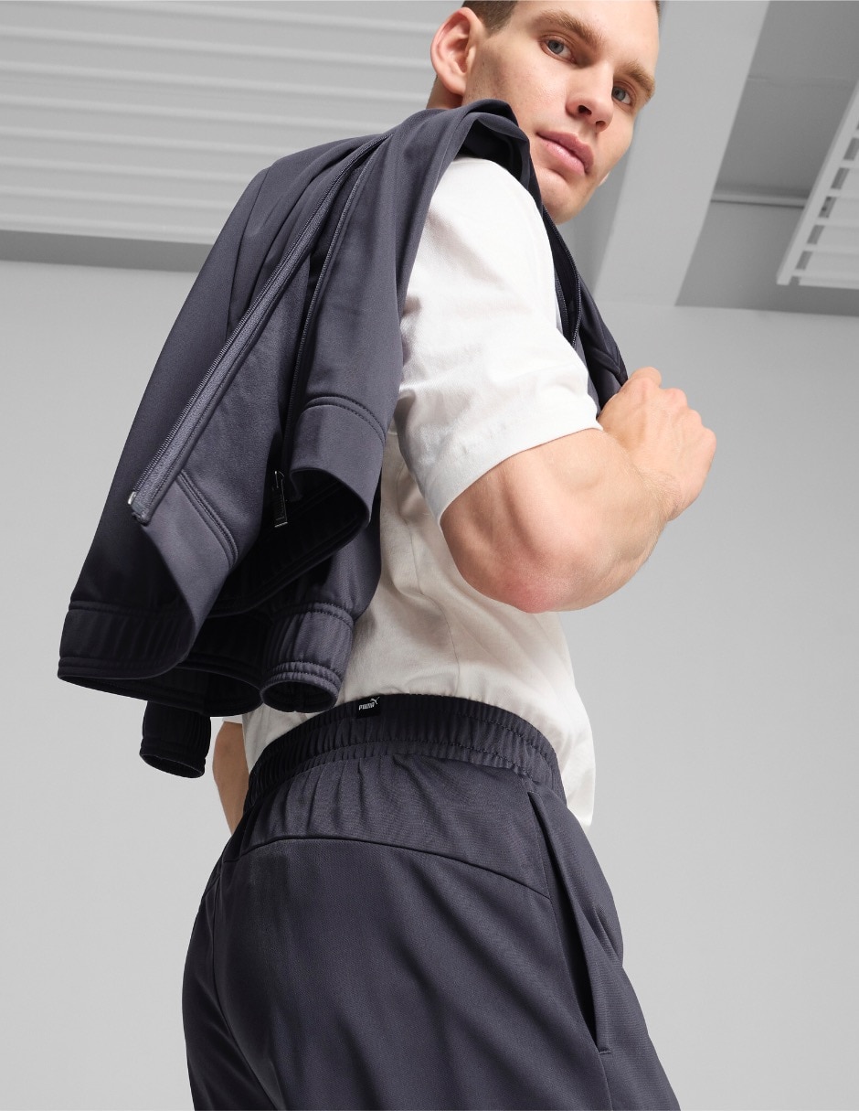 Conjunto deportivo regular con elástico para hombre