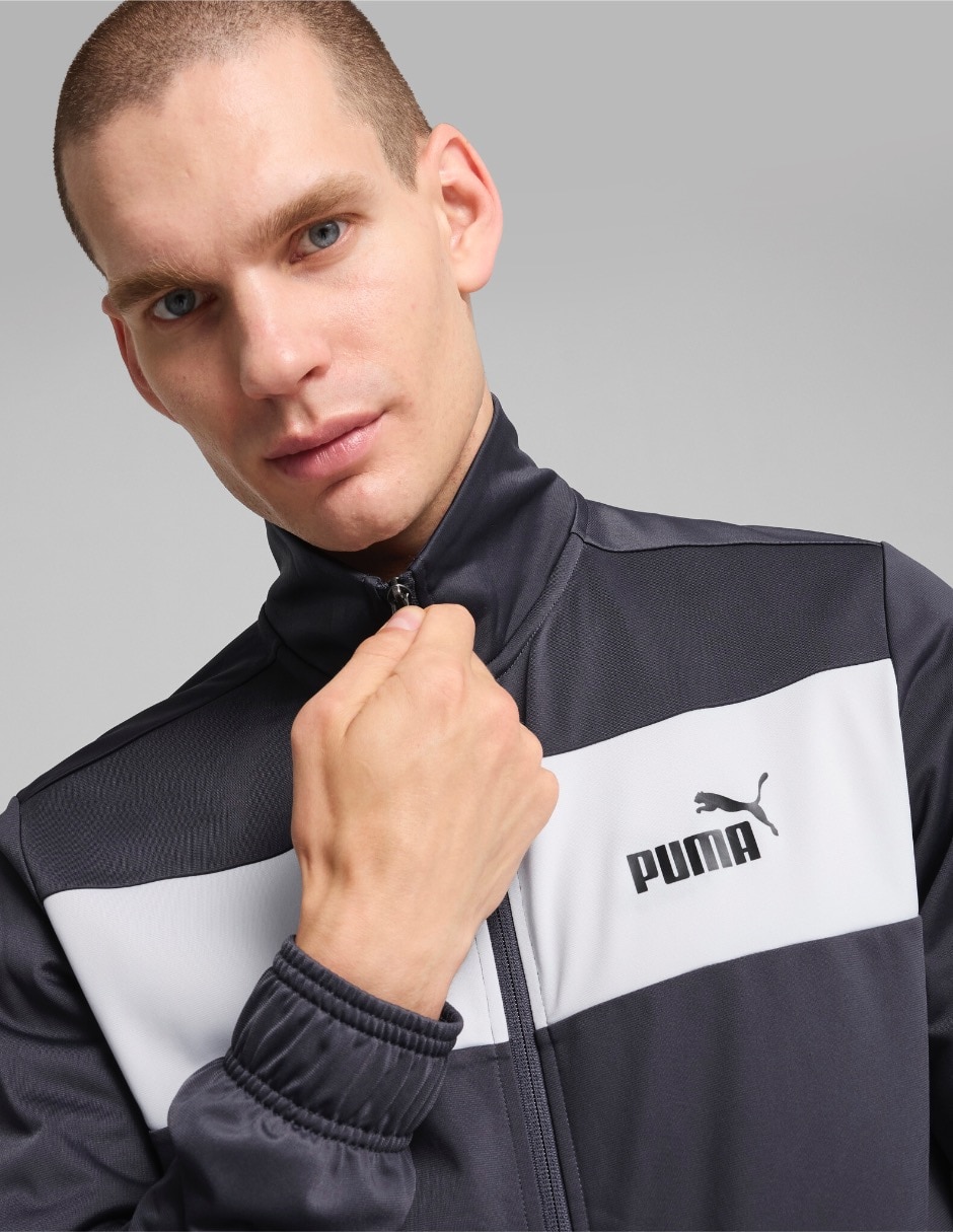 Conjunto deportivo regular con elástico para hombre