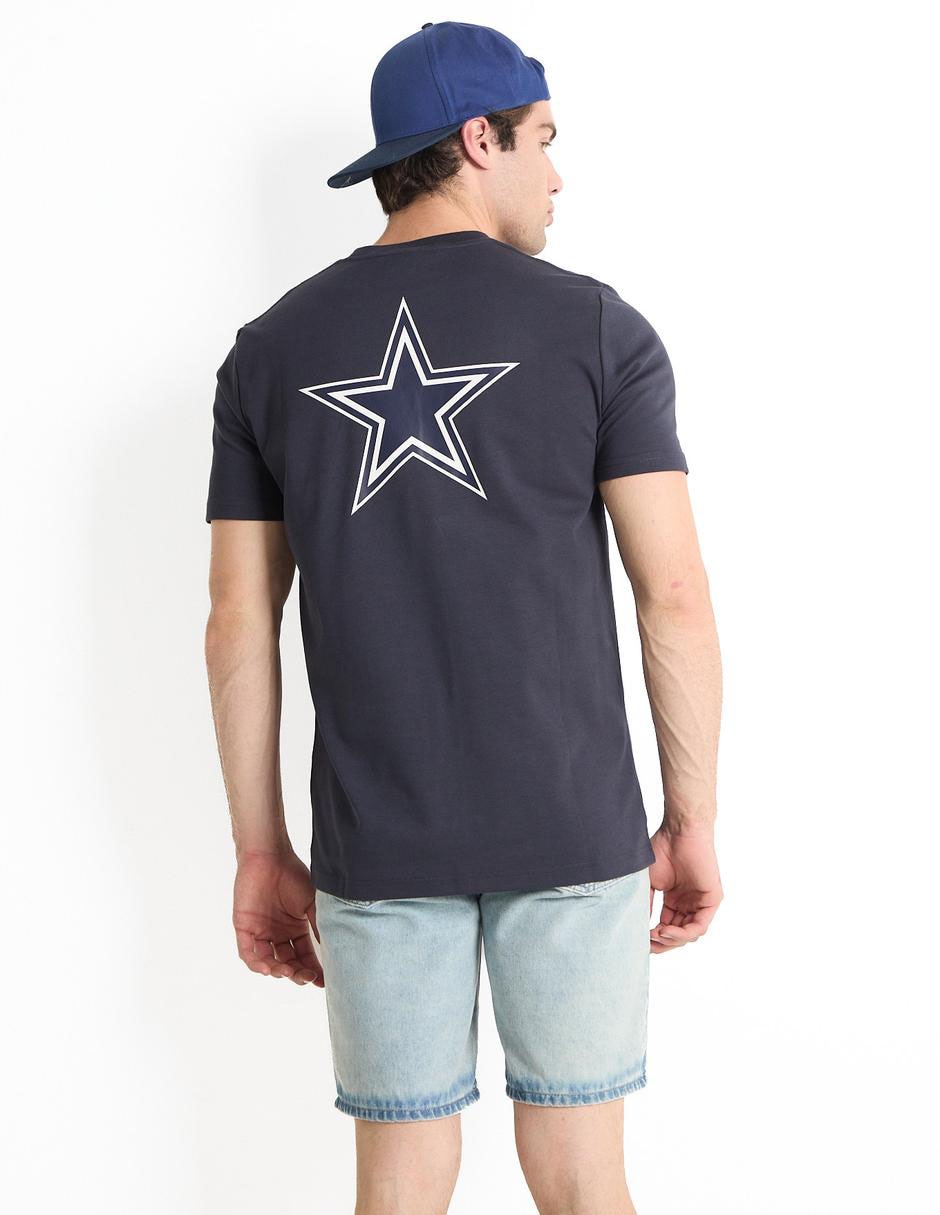 Playera deportiva para fútbol americano New Era Dallas Cowboys de hombre