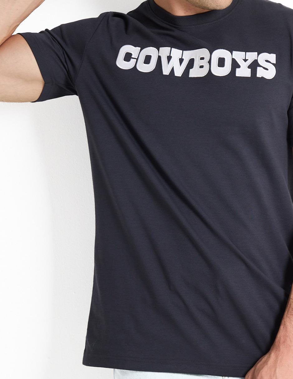 Playera deportiva para fútbol americano New Era Dallas Cowboys de hombre