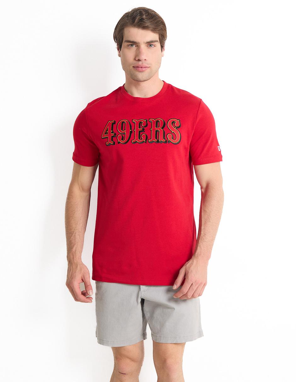 Playera deportiva para fútbol americano San Francisco 49ers de hombre 1