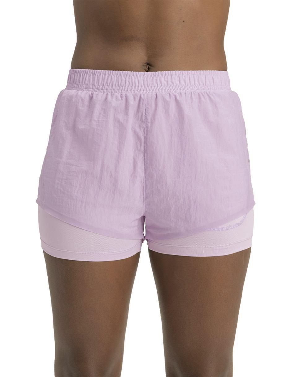Short calzón de malla integrado para entrenamiento mujer Short calzón de malla integrado para entrenamiento mujer