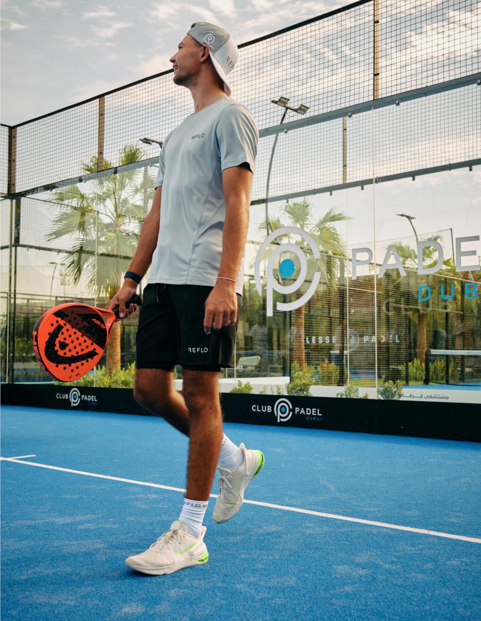 Playera deportiva para pádel de hombre 6