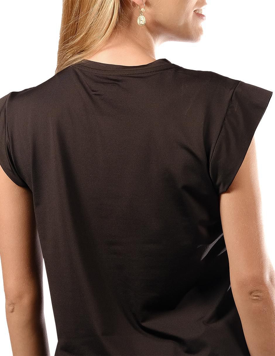 Playera deportiva para deporte con raqueta Aca Padel de mujer