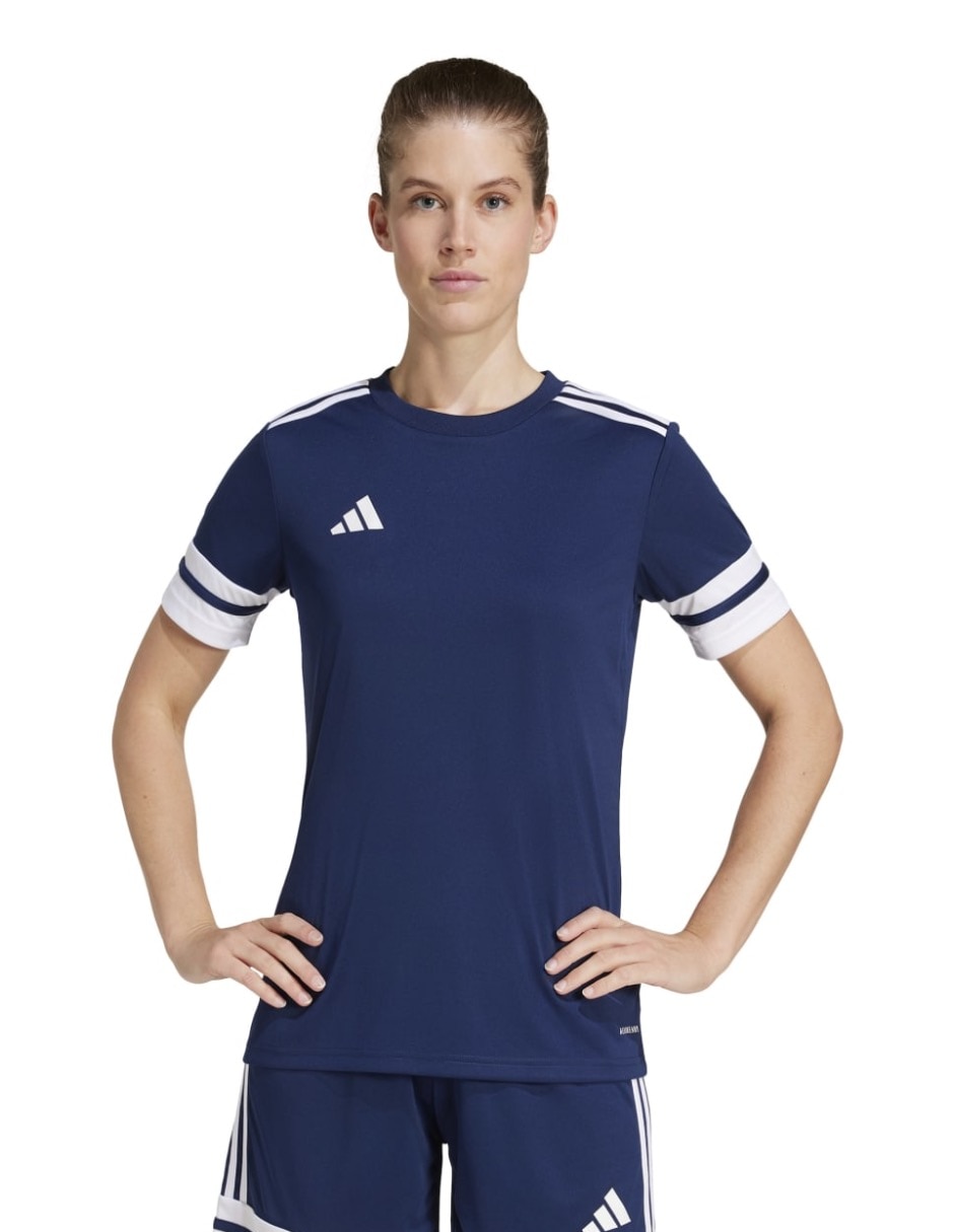 Playera deportiva para fútbol de mujer