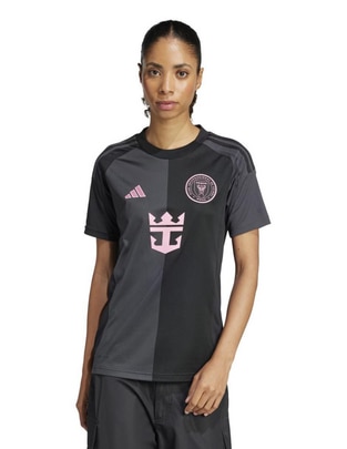 Jersey de  Inter de Miami visitante manga corta Adidas  para mujer