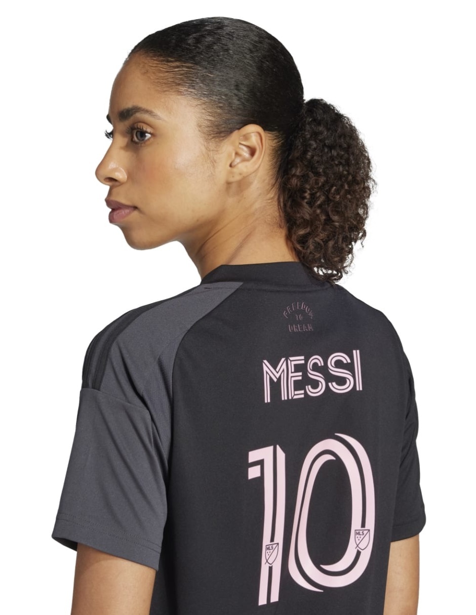 Jersey de  Inter de Miami visitante manga corta Adidas  para mujer