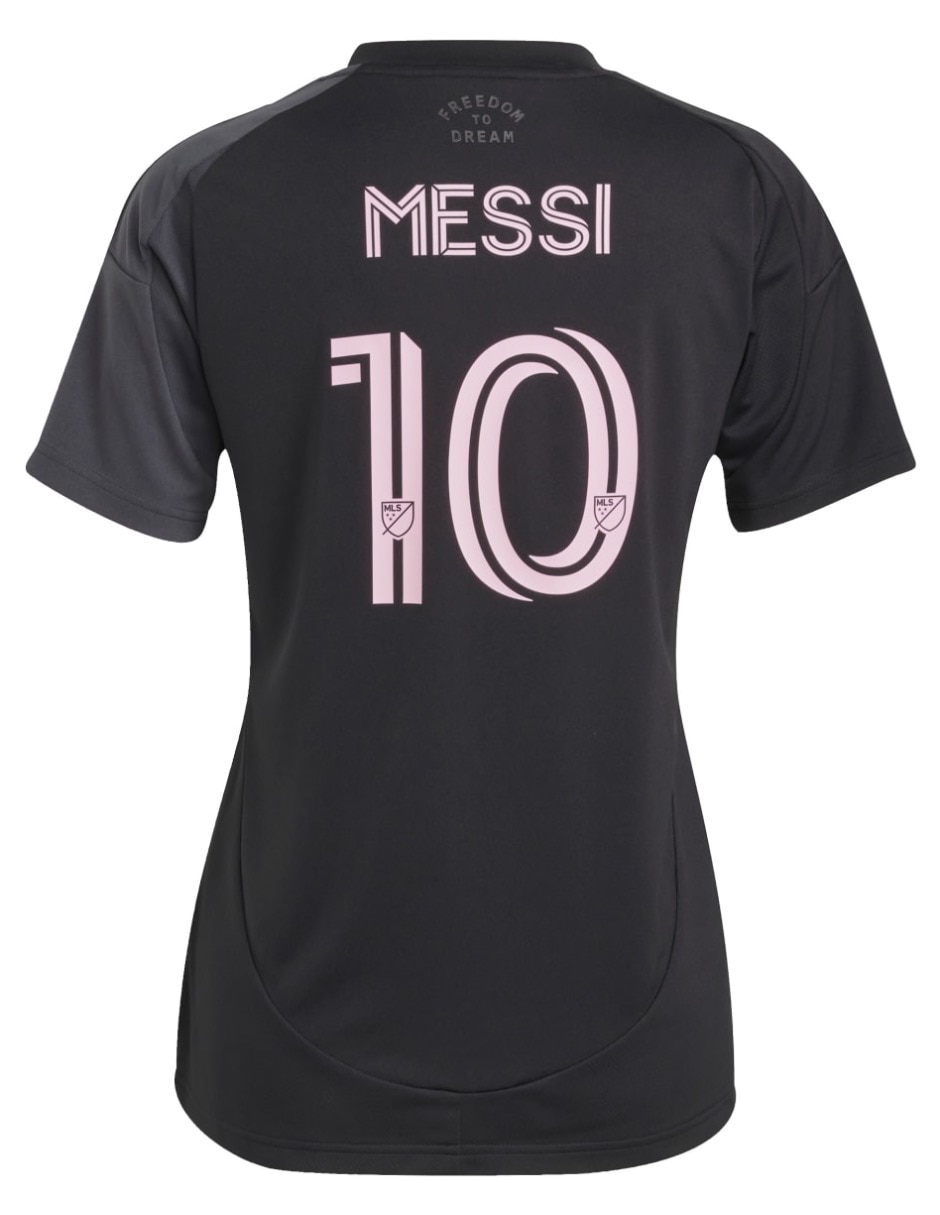 Jersey de  Inter de Miami visitante manga corta Adidas  para mujer