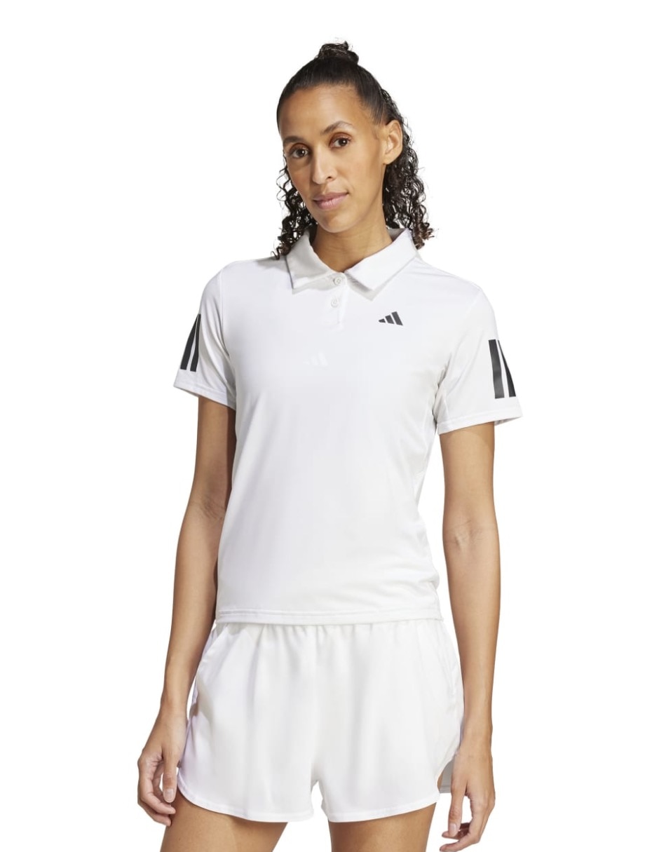 Playera tipo polo casual Adidas para mujer