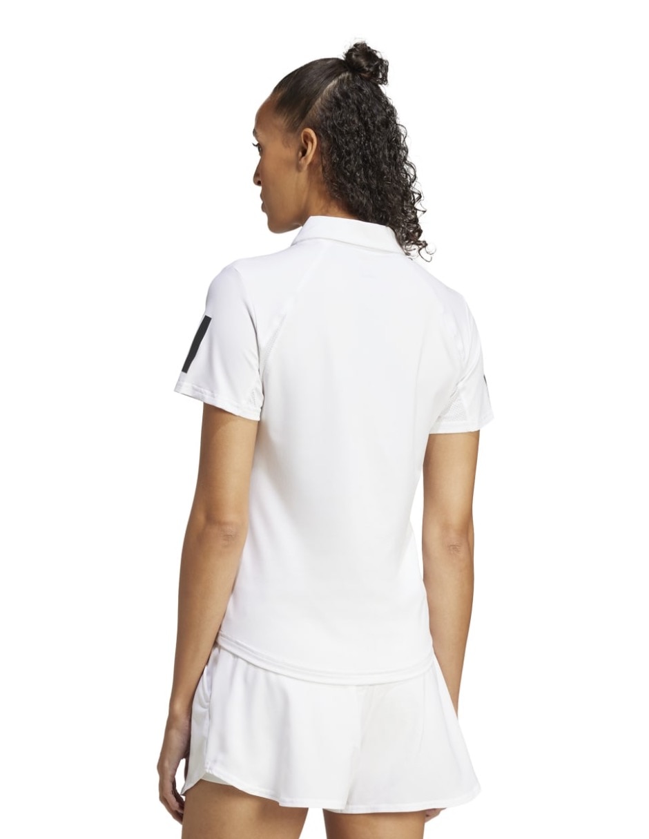 Playera tipo polo casual Adidas para mujer